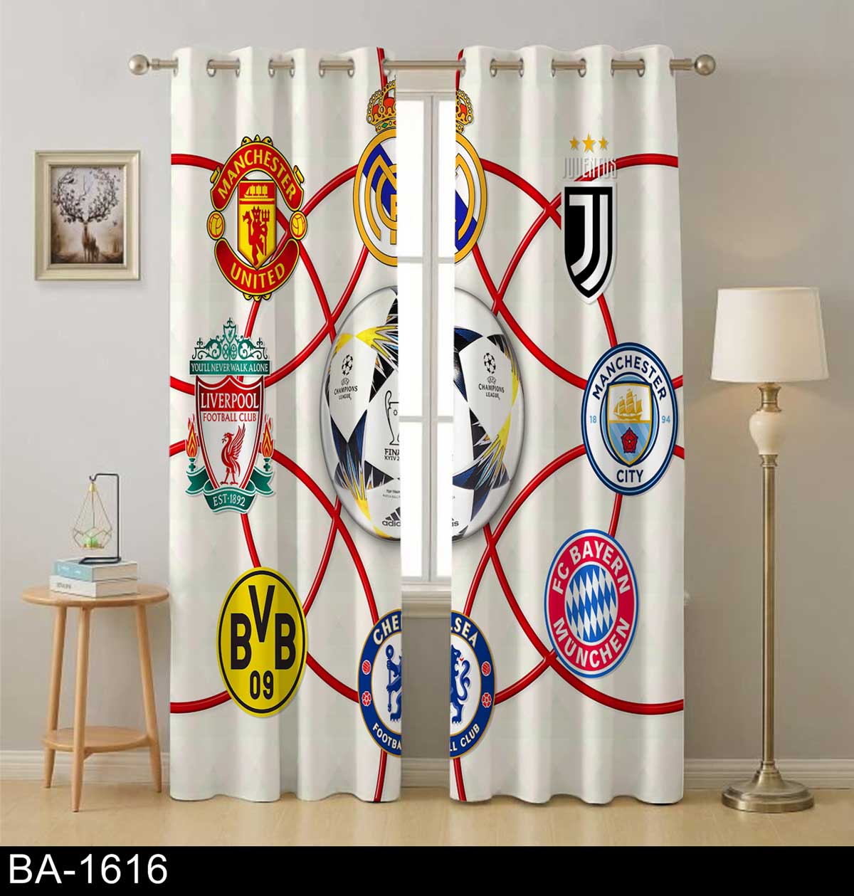 پرده تصویری فوتبالی