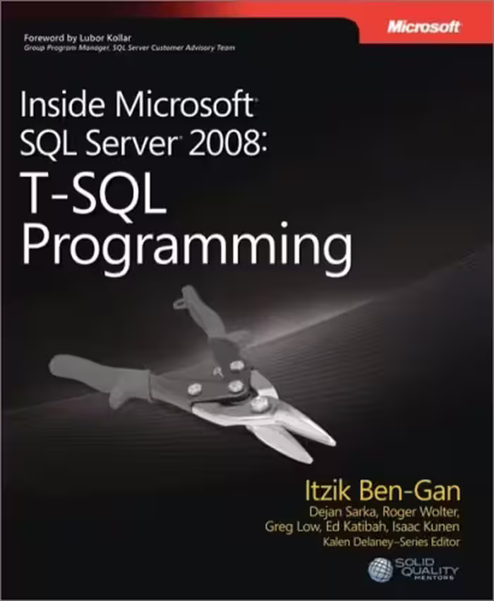 خرید و دانلود نسخه کامل کتاب Inside Microsoft SQL Server 2008: T-SQL Programming (Pro-Developer)