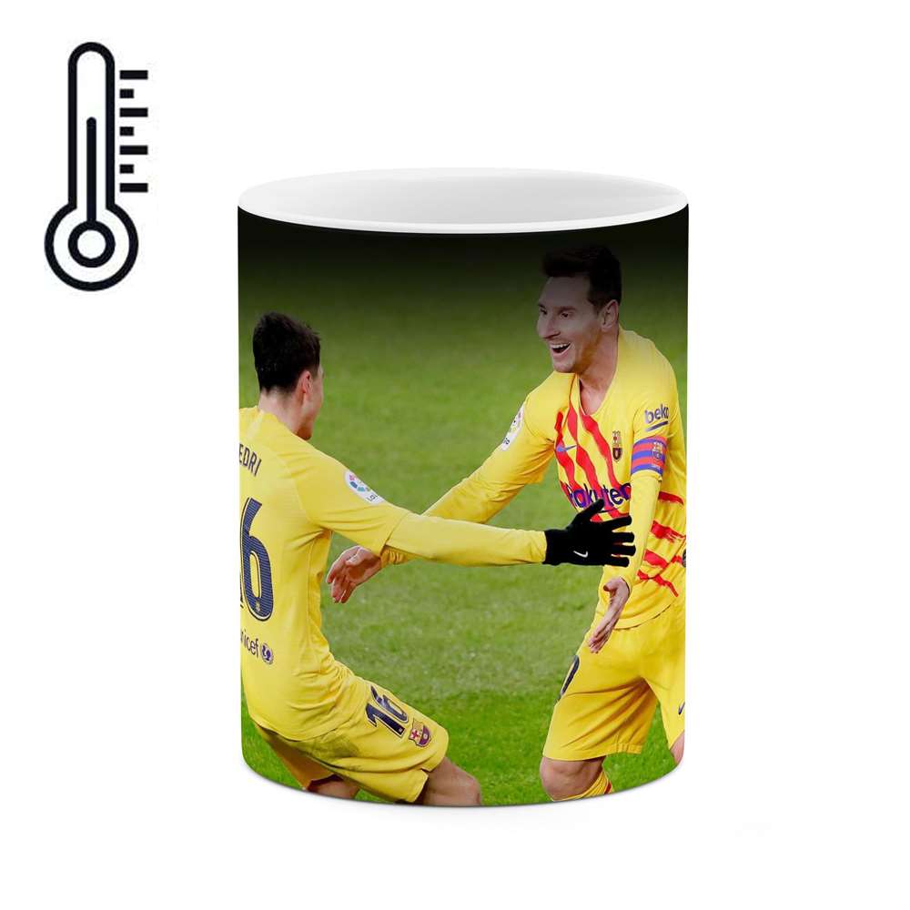 ماگ حرارتی طرح فوتبالیست Pedri مدل mgph12524