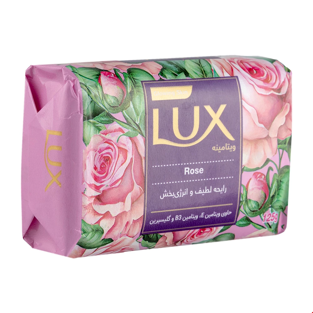 صابون لوکس حاوی عصاره گل‌ رز 90 گرمی