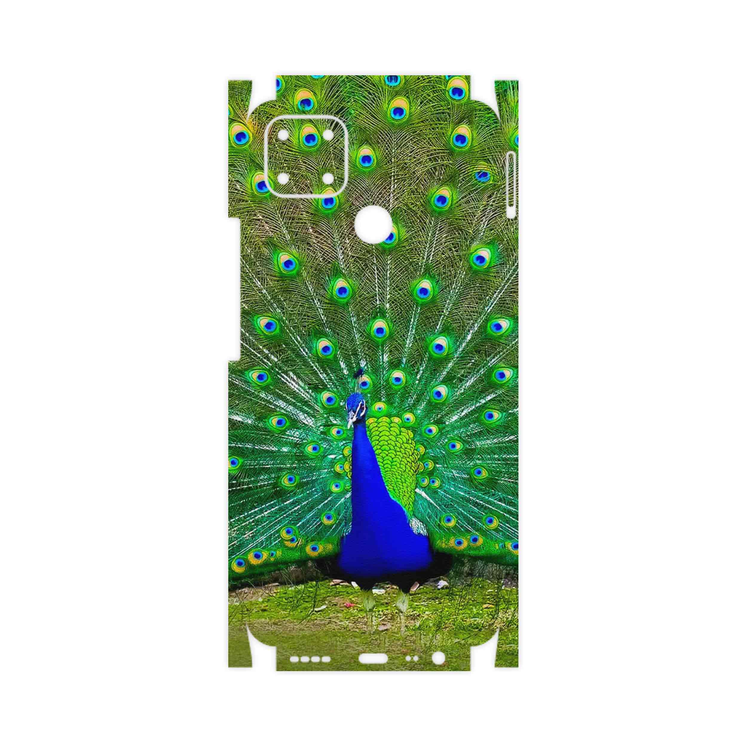 برچسب پوششی ماهوت مدل Peacock-FullSkin مناسب برای گوشی موبایل ریلمی C25s