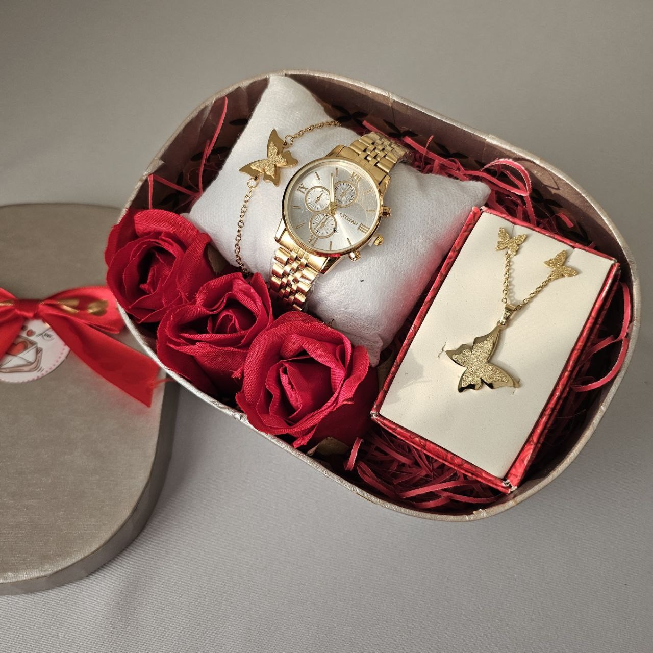 باکس ولنتاین زنانه دخترانه ست ساعت ست کادویی باکس کادویی باکس تولد