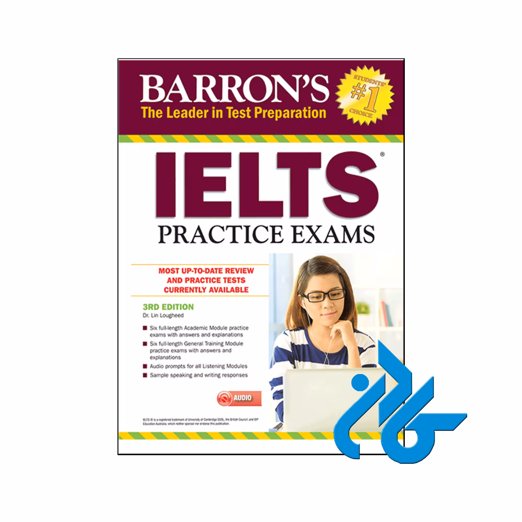 خرید کتاب Barrons IELTS Practice Exams 3rd | فروشگاه اینترنتی کــادن