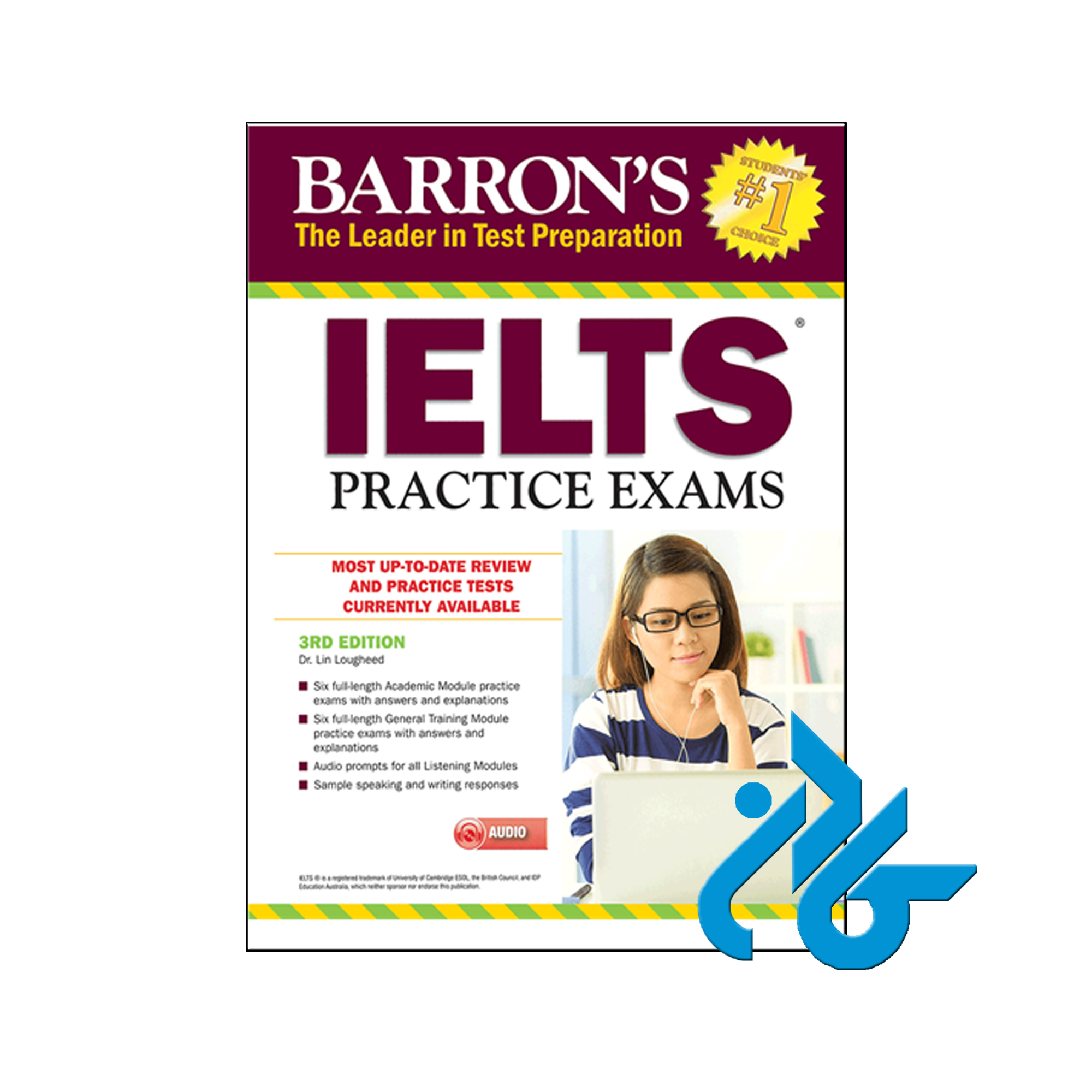 خرید کتاب Barrons IELTS Practice Exams 3rd | فروشگاه اینترنتی کــادن