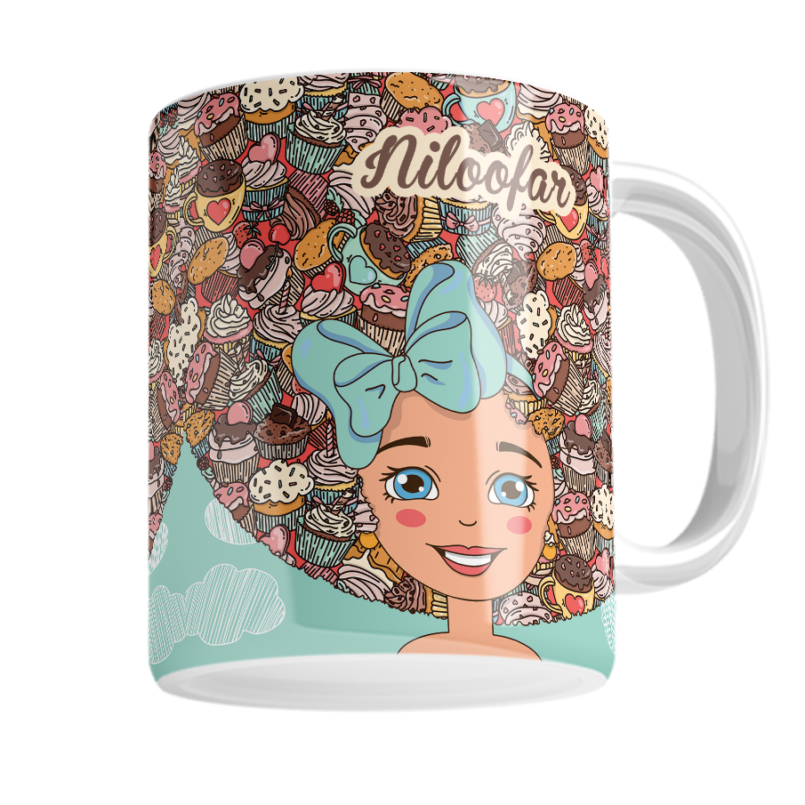 ماگ لاژید مدل نیلوفر