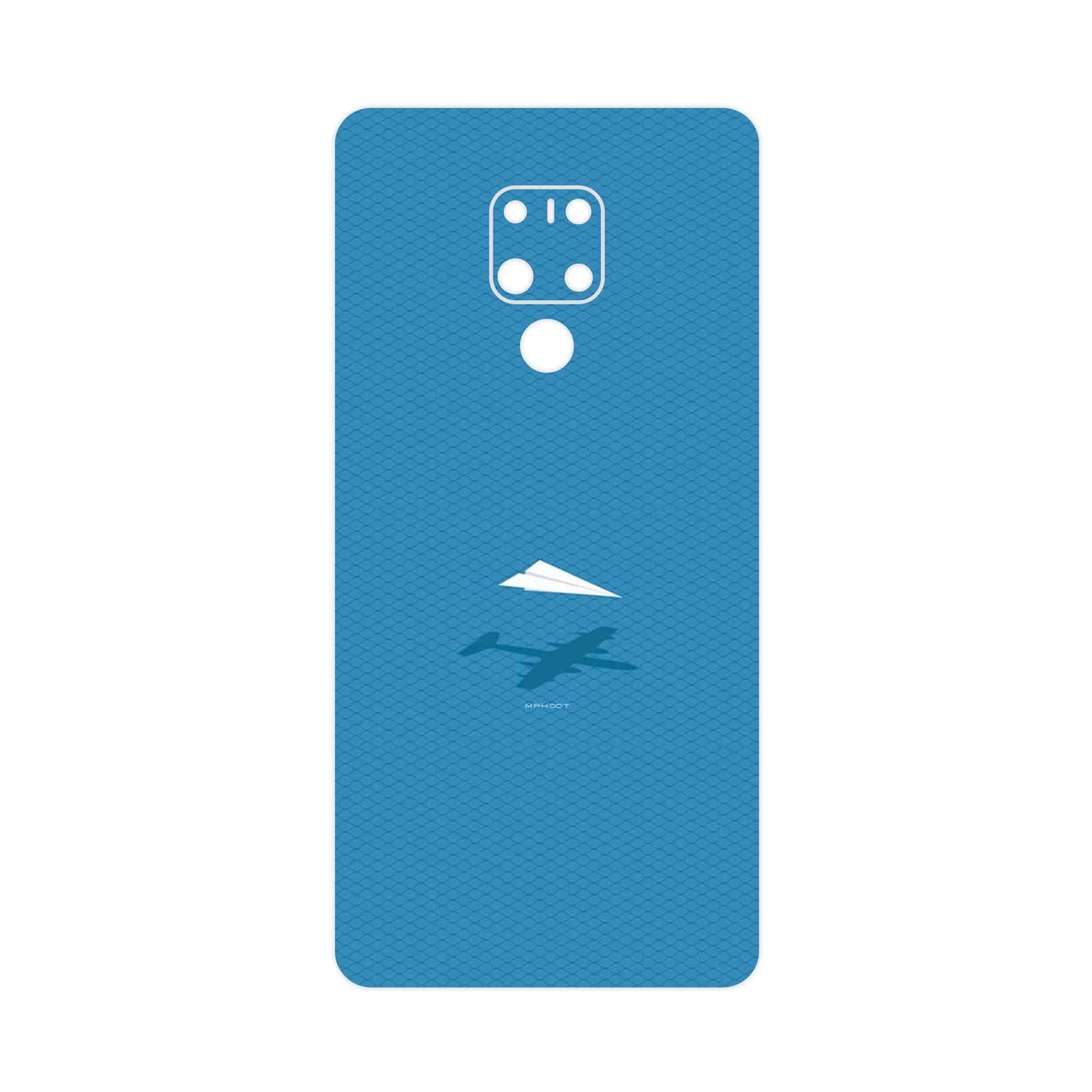 برچسب پوششی ماهوت مدل Minimal Paper Airplane مناسب برای گوشی موبایل هوآوی Mate 20 X