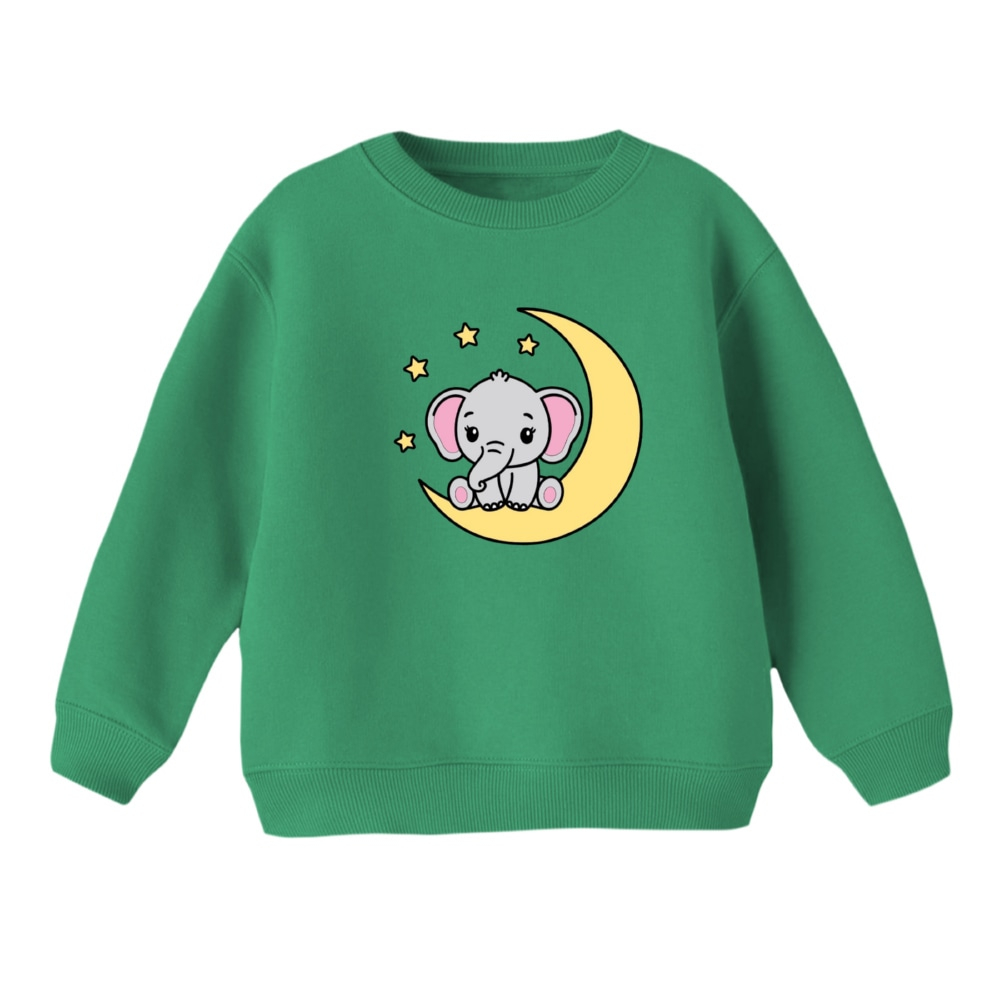 سویشرت بچگانه مدل فیل کد 6 رنگ سبز