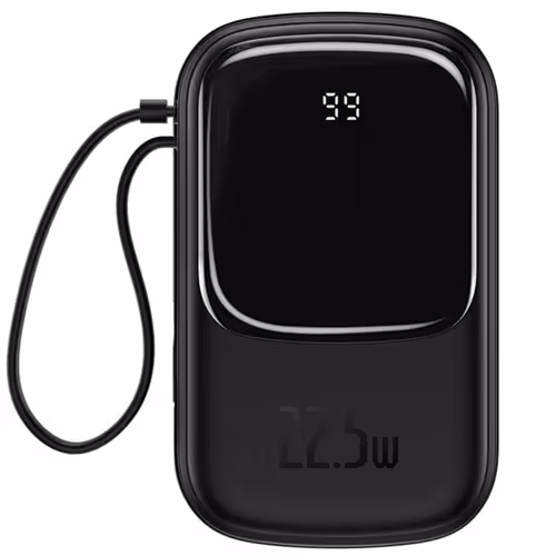 پاوربانک 20000 میلی آمپر با کابل تایپ سی 22.5 وات بیسوس Baseus Power Bank Qpow PPQD-I01