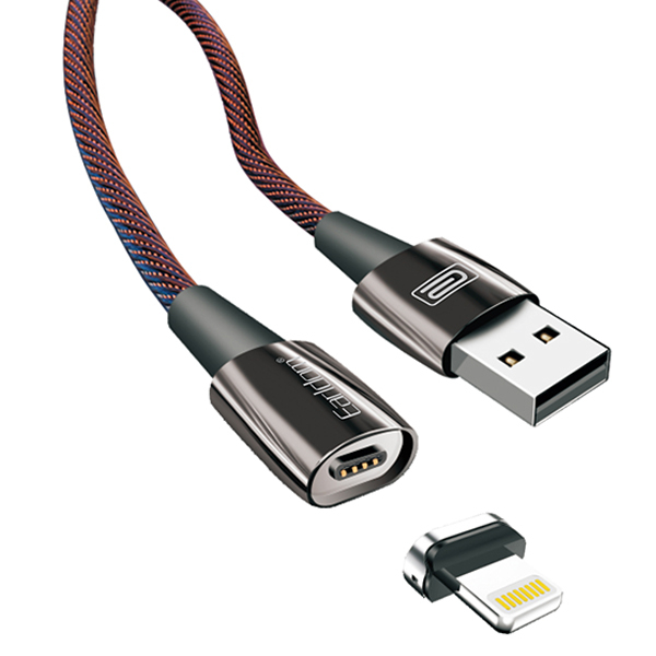 کابل تبدیل مغناطیسی USB به لایتنینگ ارلدام مدل EC-078i طول 1 متر
