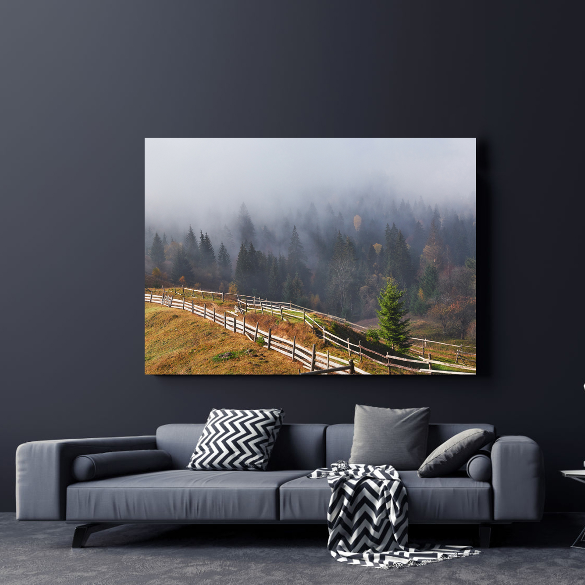 تابلو شاسی طرح منظره مدل AT066