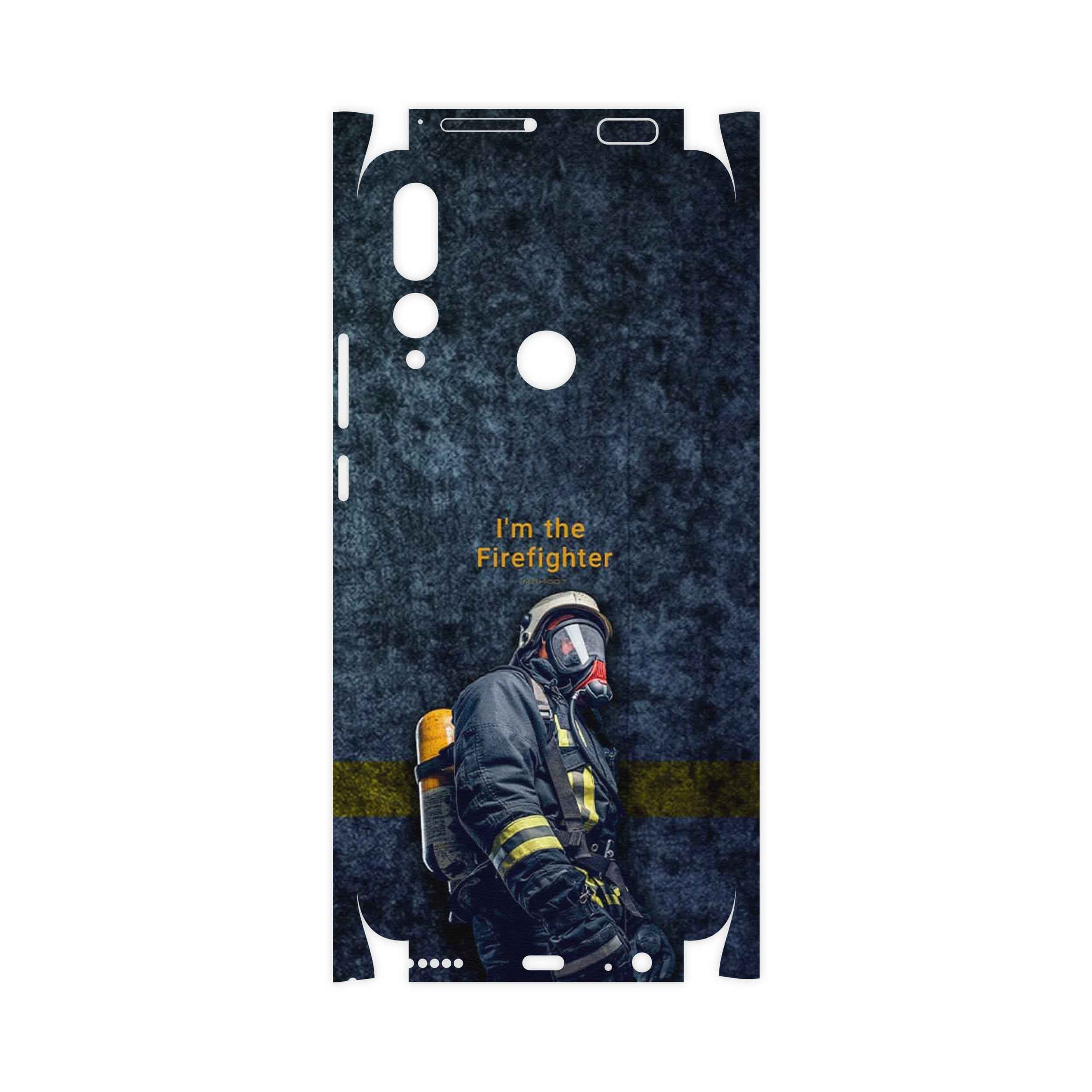 برچسب پوششی ماهوت مدل Firefighter-FullSkin مناسب برای گوشی موبایل هوآوی Y9 Prime 2019