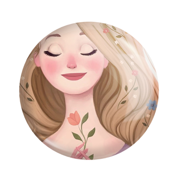 پیکسل خندالو طرح دختر کد 5501