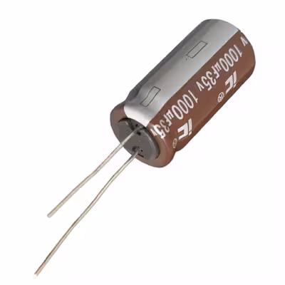 خازن الکترولیت 1000 میکروفاراد ایلینویز کاپاسیتور مدل IC-1000µF35V بسته 5 عددی 