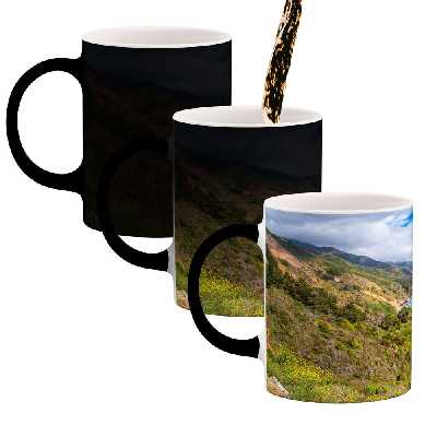 ماگ حرارتی کاکتی طرح منظره مدل mgh13104