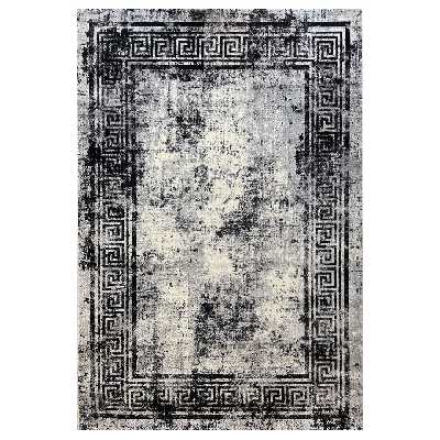 فرش ماشینی ساوین کد 4118 زمینه مشکی