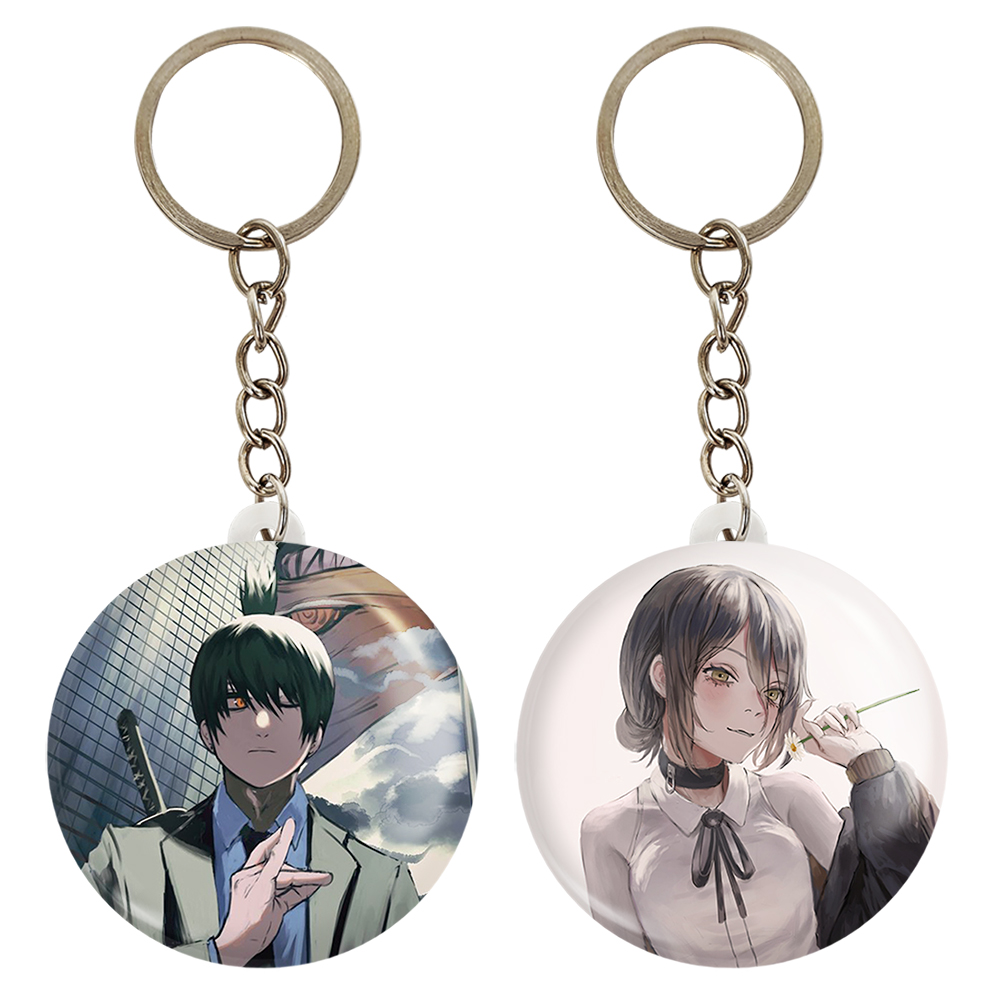 جاکلیدی خندالو مدل ریزه و هایاکاوا انیمه مرد اره ای کد 1785917851 مجموعه 2 عددی