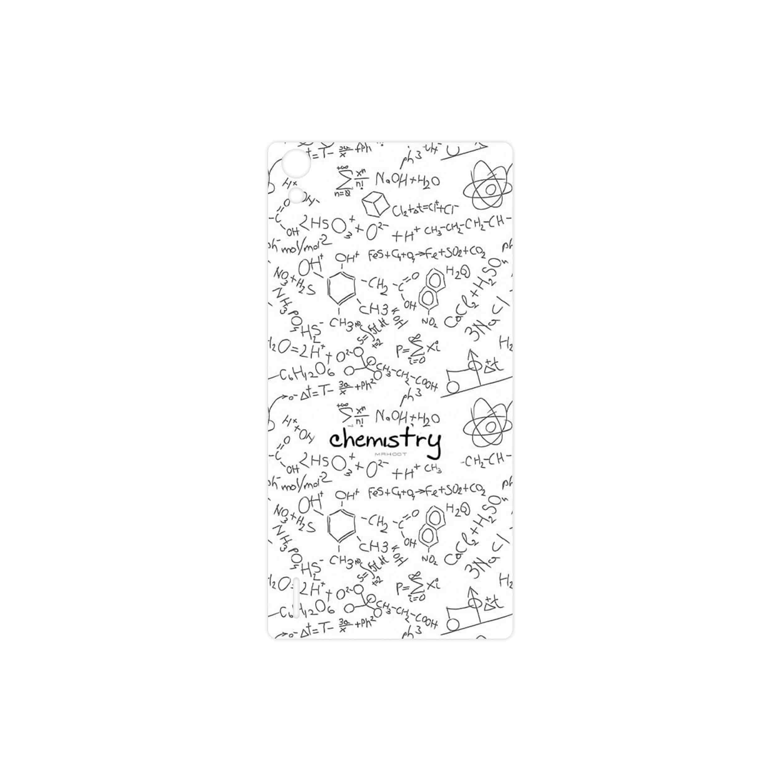 برچسب پوششی ماهوت مدل Chemistry Science مناسب برای گوشی موبایل هوآوی Ascend P7