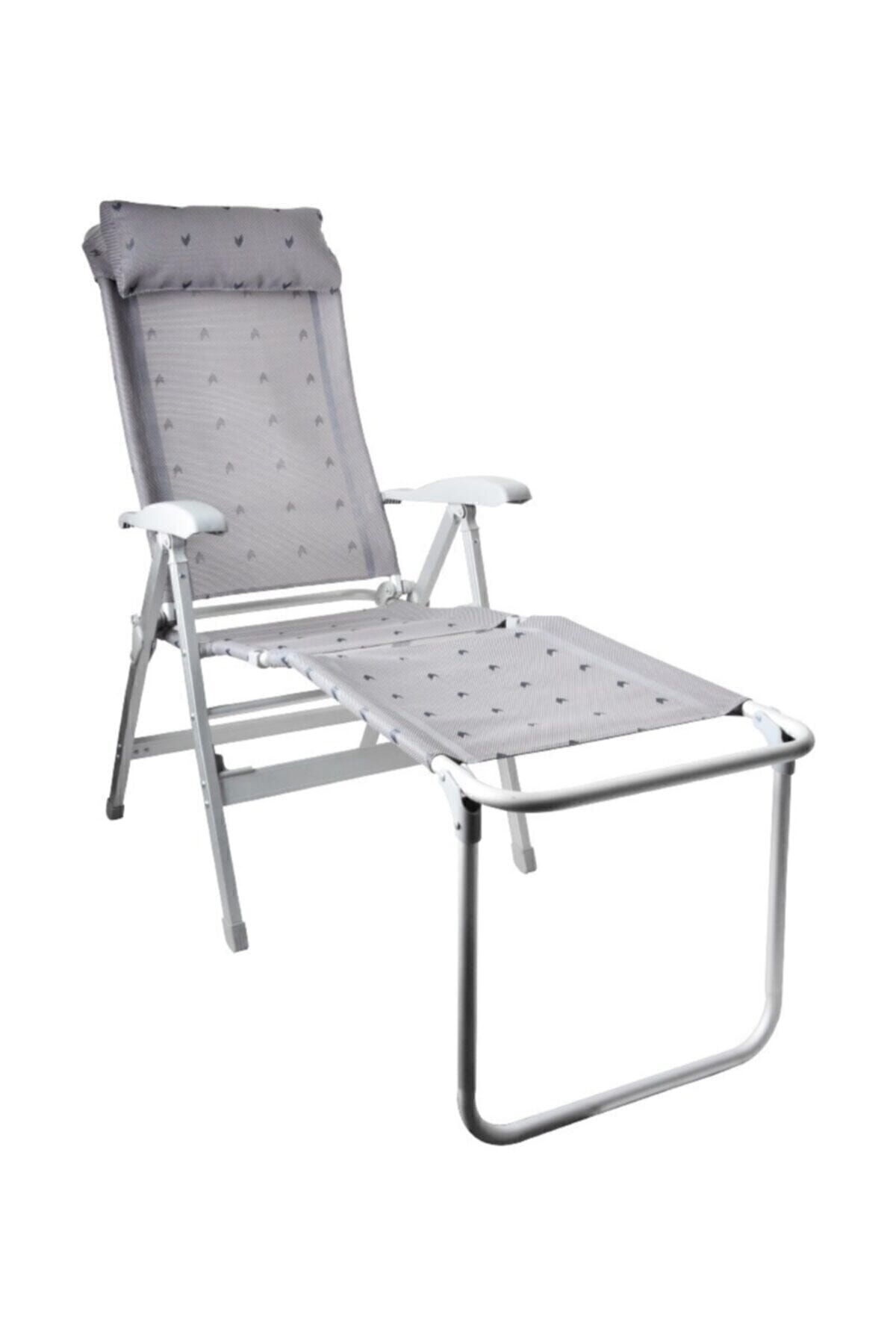 صندلی کمپ فلزی مردانه و زنانه کمپینگ آفتابگردان Nurgaz Campout اورجینال NURGAZ KAMP