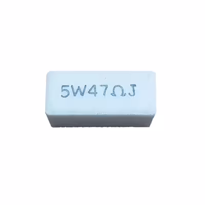 مقاومت آجری 47 اهم کد 5W-47 بسته 10 عددی