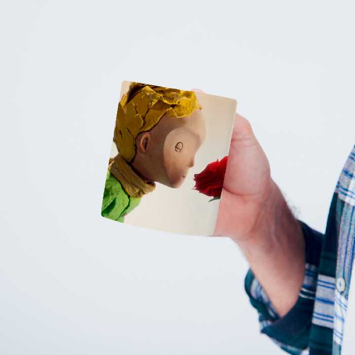 ماگ حرارتی طرح شازده کوچولو مدل گل 