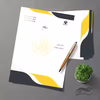 سربرگ لایه باز اداری شرکتی psd 12