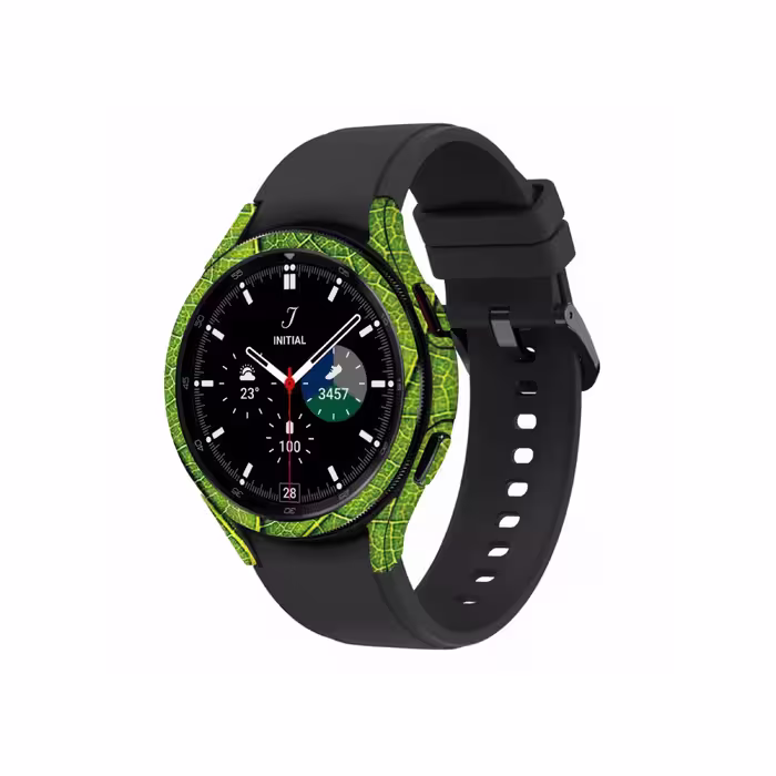 برچسب ماهوت طرح Leaf Texture مناسب برای ساعت هوشمند سامسونگ Watch4 Classic 42mm