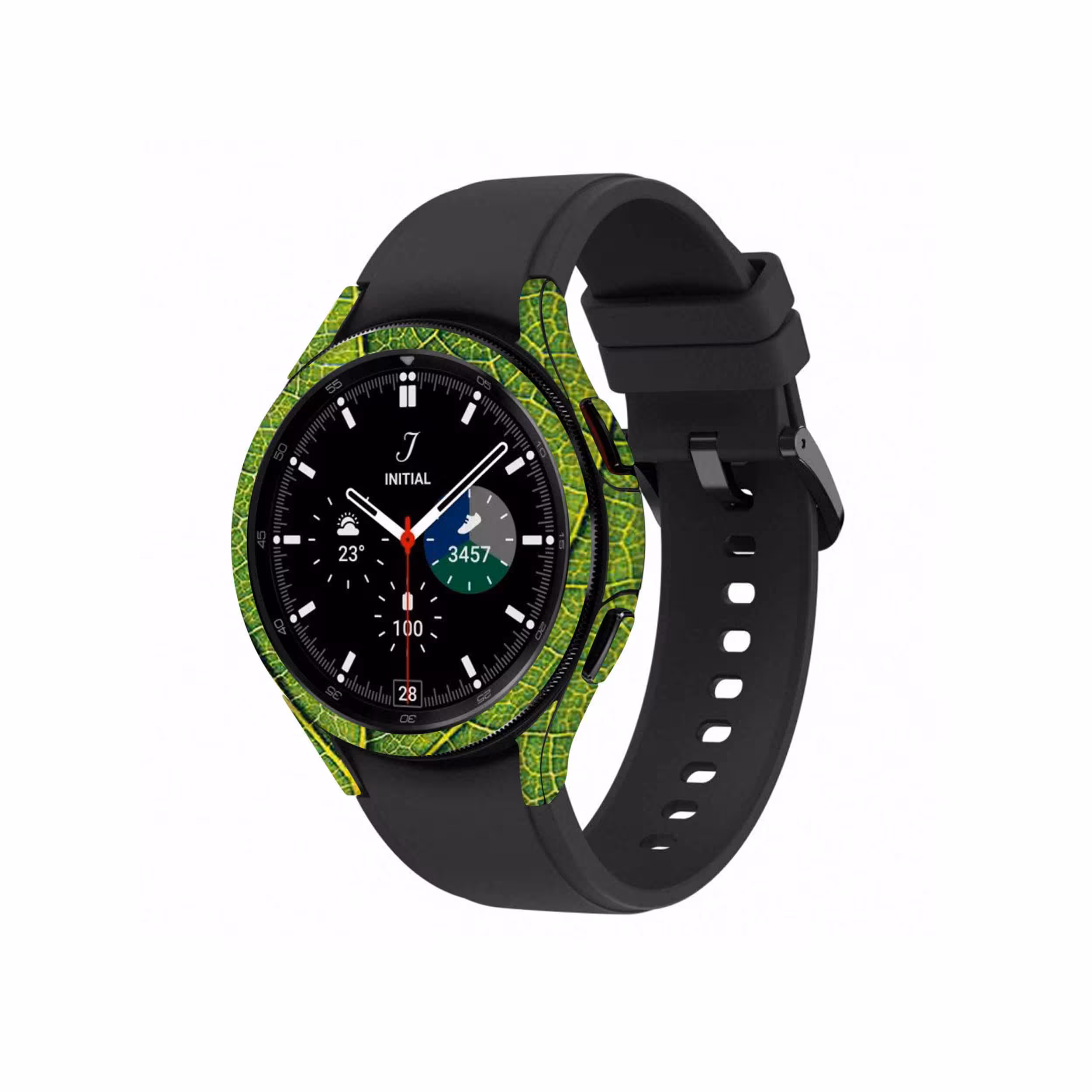 برچسب ماهوت طرح Leaf Texture مناسب برای ساعت هوشمند سامسونگ Watch4 Classic 42mm