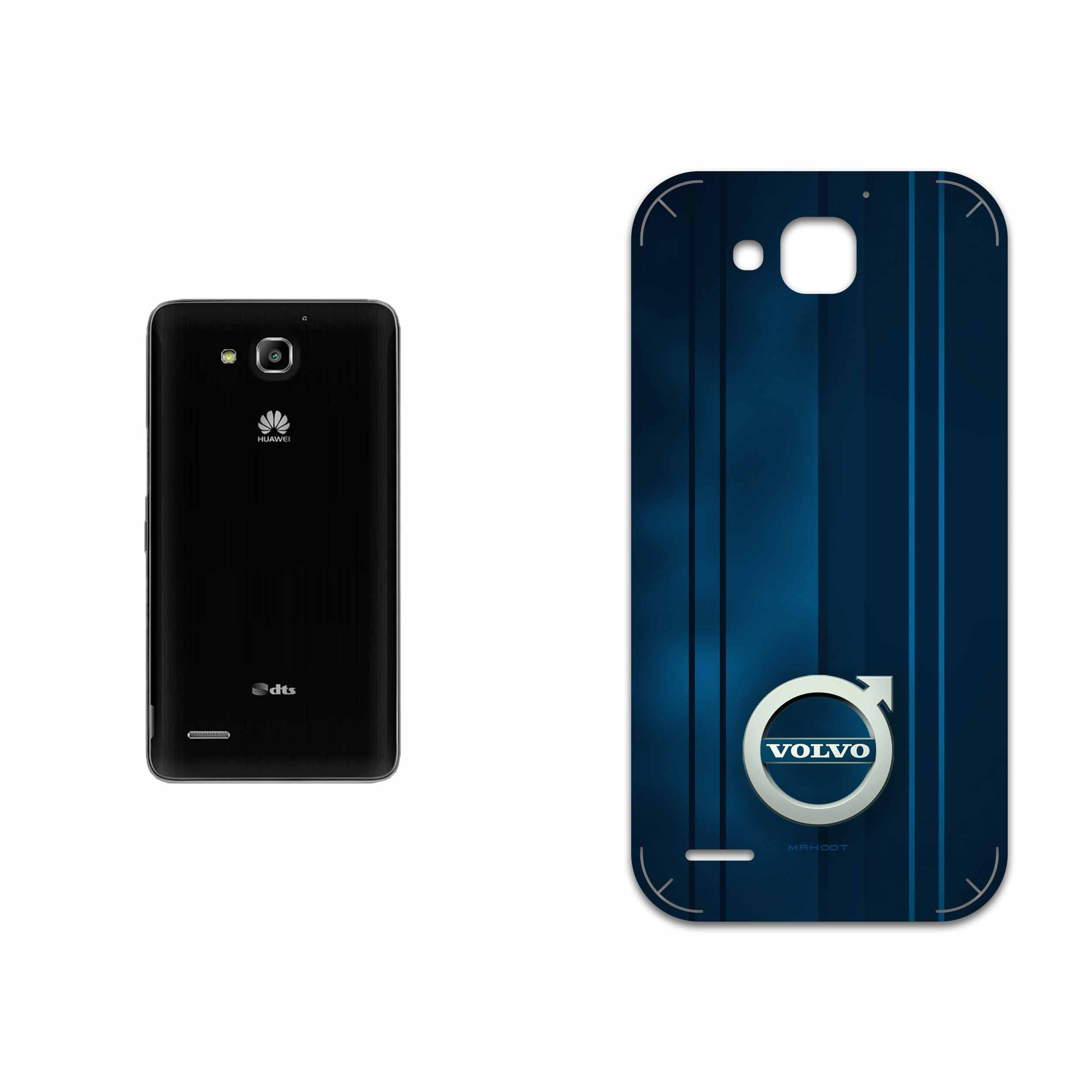 برچسب پوششی ماهوت مدل Volvo مناسب برای گوشی موبایل هوآوی Ascend G750