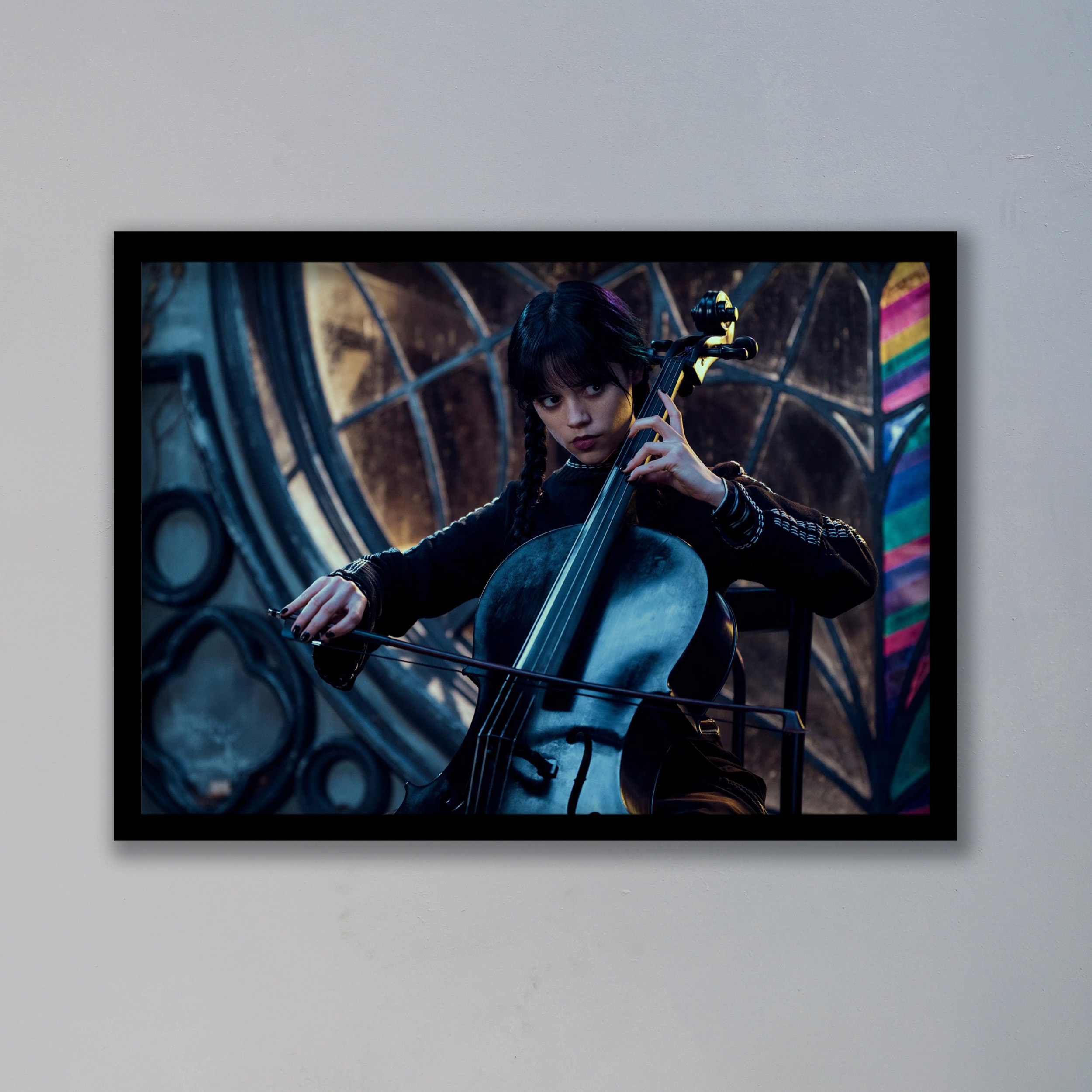 تابلو مدل ونزدی آدامز Wednesday Addams کد LAG1053