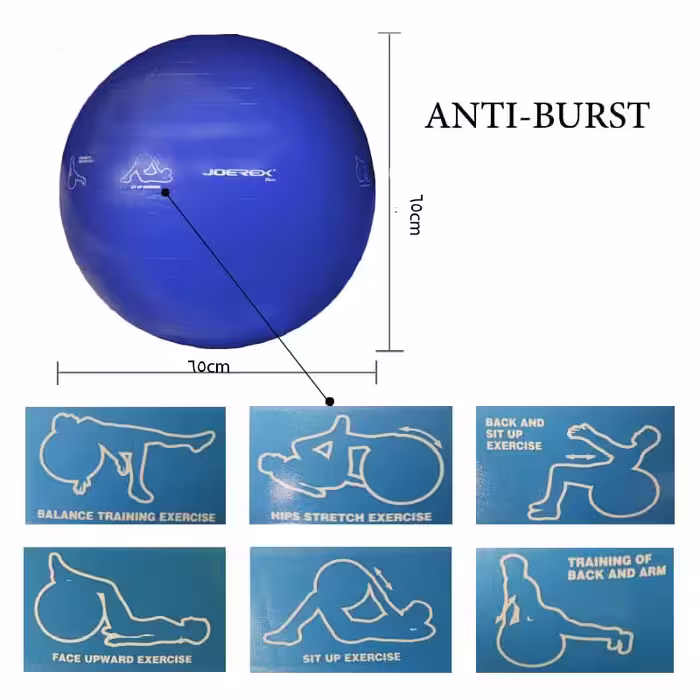 توپ بدنسازی جورکس مدل ANTI-BURST GYM BALL