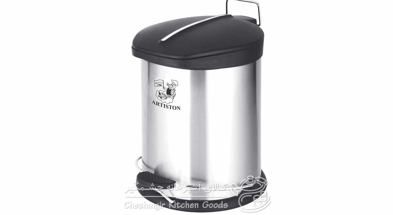 سطل زباله استیل آرتیستون کد 3005 ظرفیت 5 لیتر