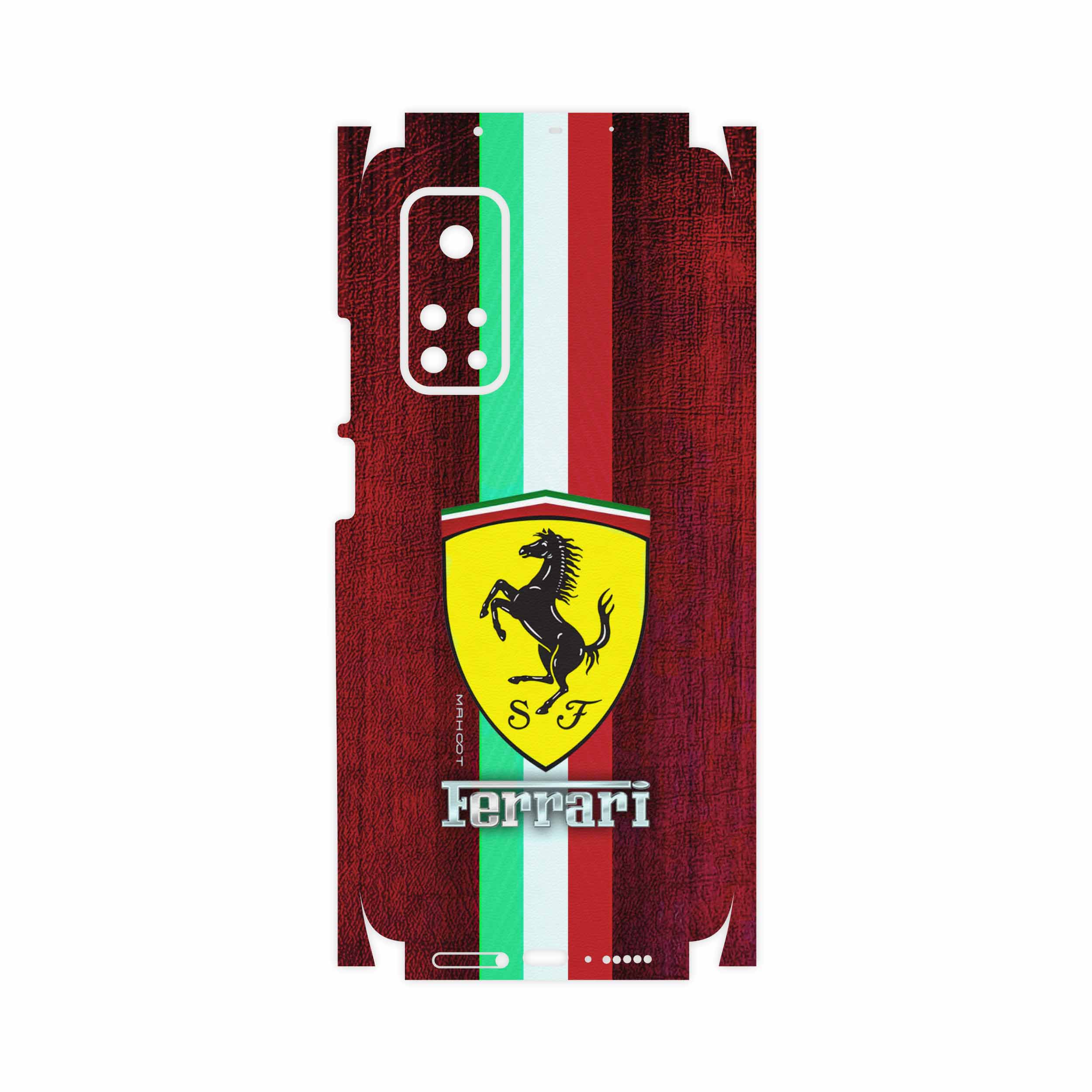 برچسب پوششی ماهوت مدل Ferrari-FullSkin مناسب برای گوشی موبایل شیائومی Mi 10T Pro 5G