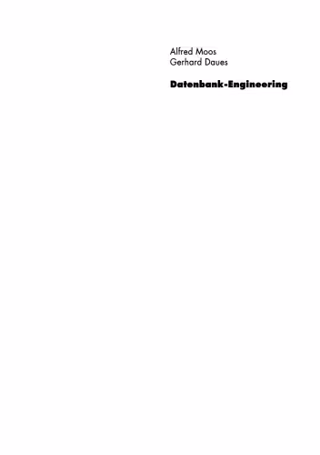 خرید و دانلود نسخه کامل کتاب Datenbank-Engineering: Analyse, Entwurf und Implementierung relationaler Datenbanken mit SQL