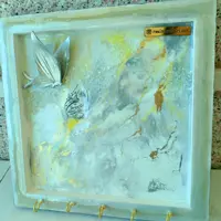 جای کلیدی رزینی مربع 