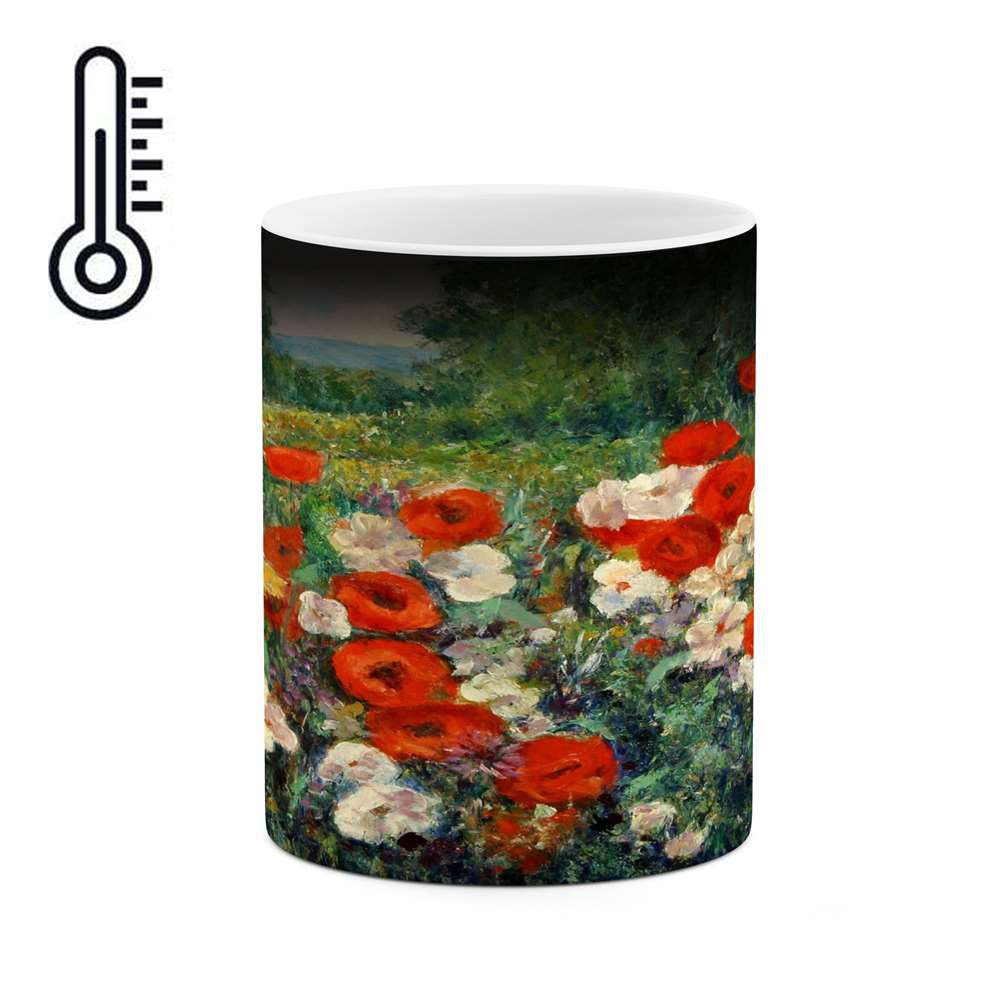 ماگ حرارتی کاکتی طرح نقاشی مدل mgh13480