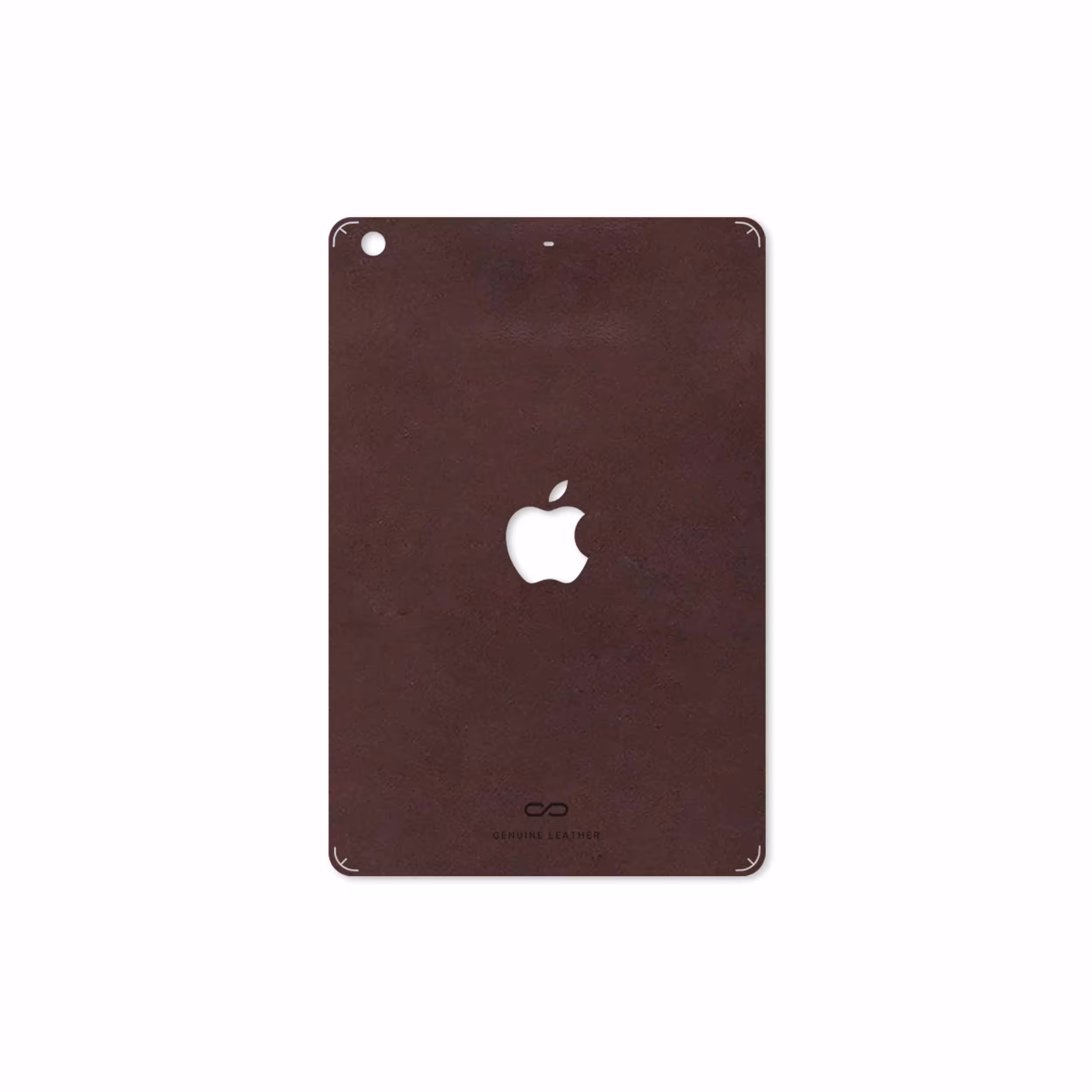 برچسب پوششی ماهوت مدل Matte-Dark-Brown-Leather مناسب برای تبلت اپل iPad mini 2 2013 A1490