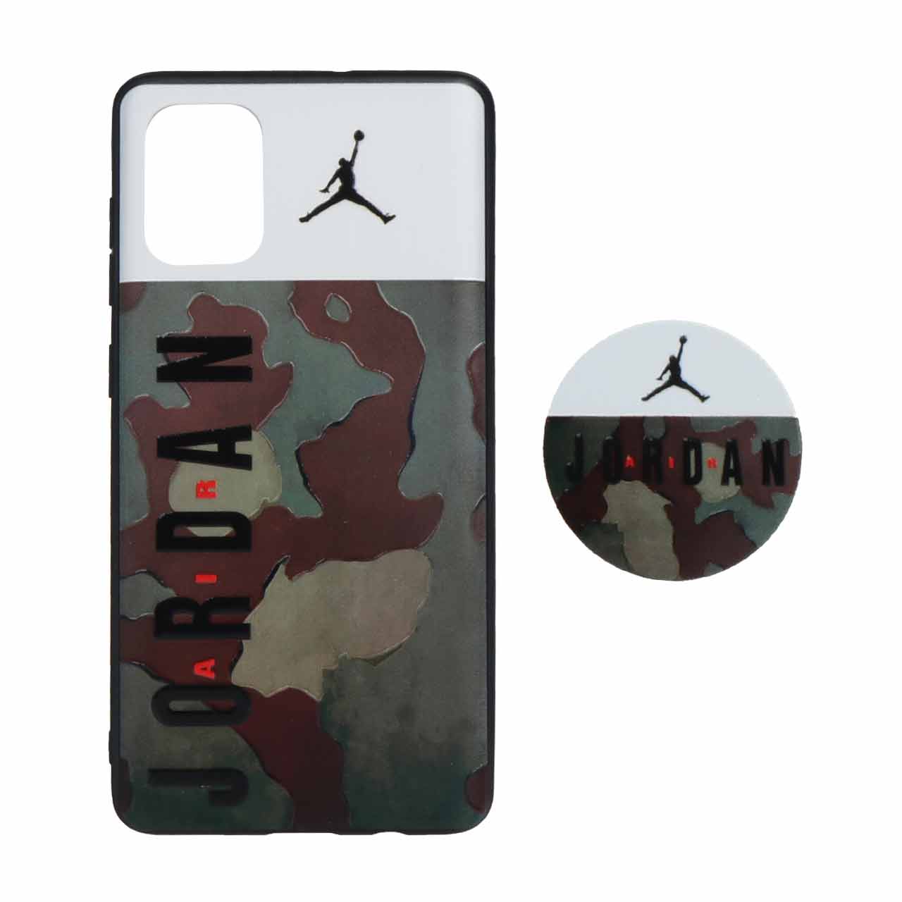 کاور مدل 01 مناسب برای گوشی موبایل سامسونگ Galaxy A71 به همراه پاپ سوکت