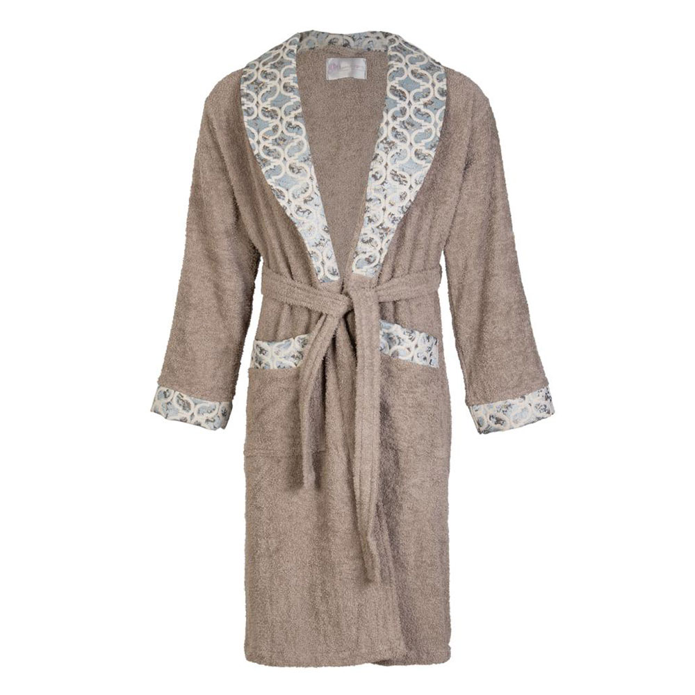 حوله پالتویی لنزو مدل کلار خطوط هندسی سایز 110