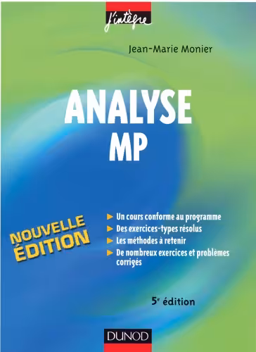 خرید و دانلود نسخه کامل کتاب Analyse MP : cours, méthodes et exercices corrigés