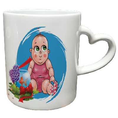 ماگ مدل دسته قلبی طرح عید نوروز کد 20