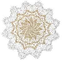 رومیزی بافتنی مدل مهر