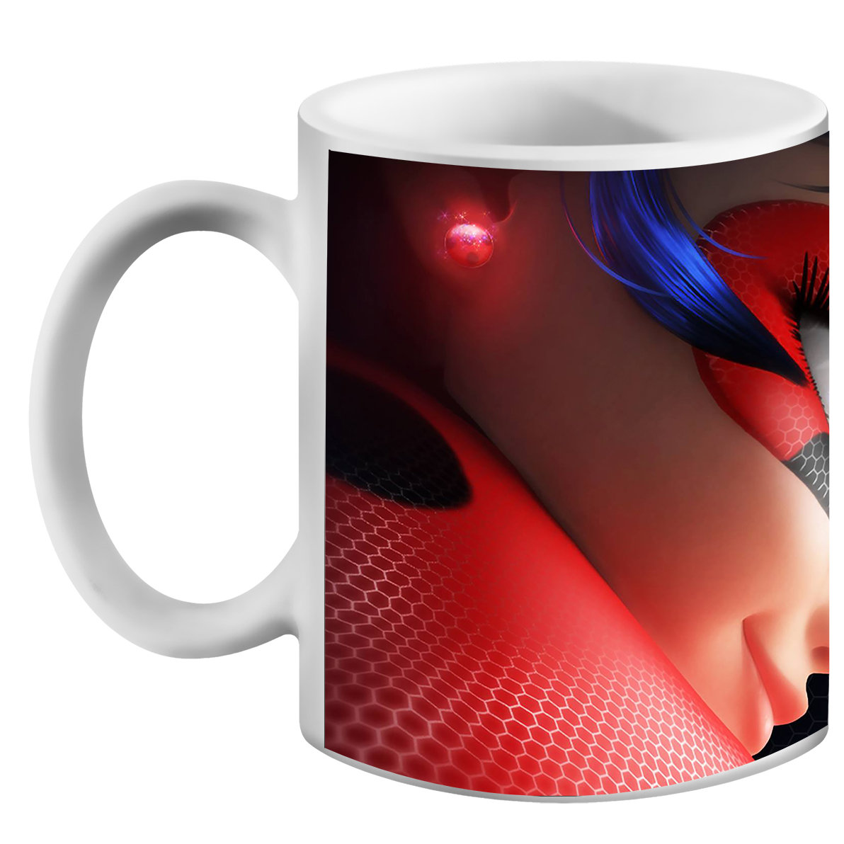 ماگ مدل دختر کفشدوزکی و پسر گربه ای کد 09