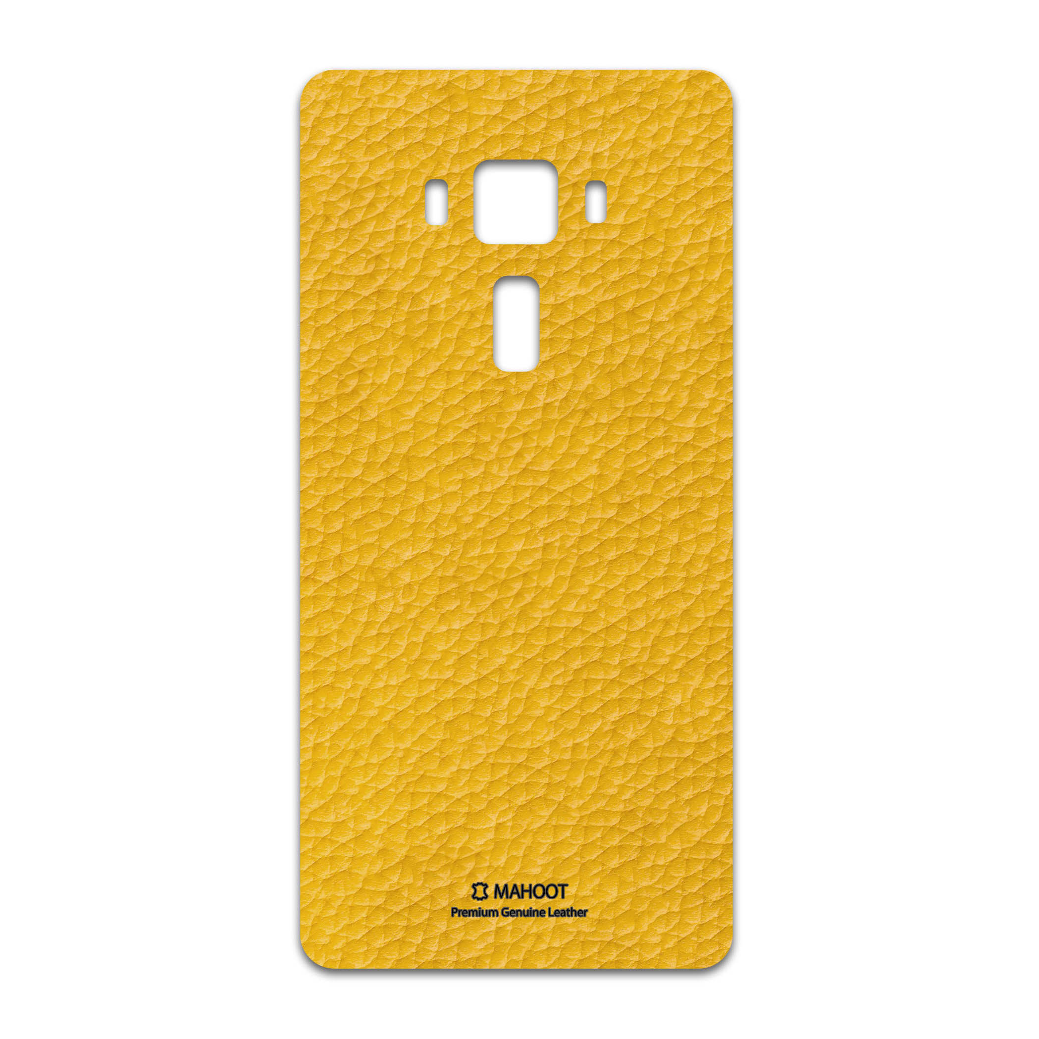 برچسب پوششی ماهوت مدل Mustard-Leather مناسب برای گوشی موبایل ایسوس Zenfone 3 Deluxe ZS570KL