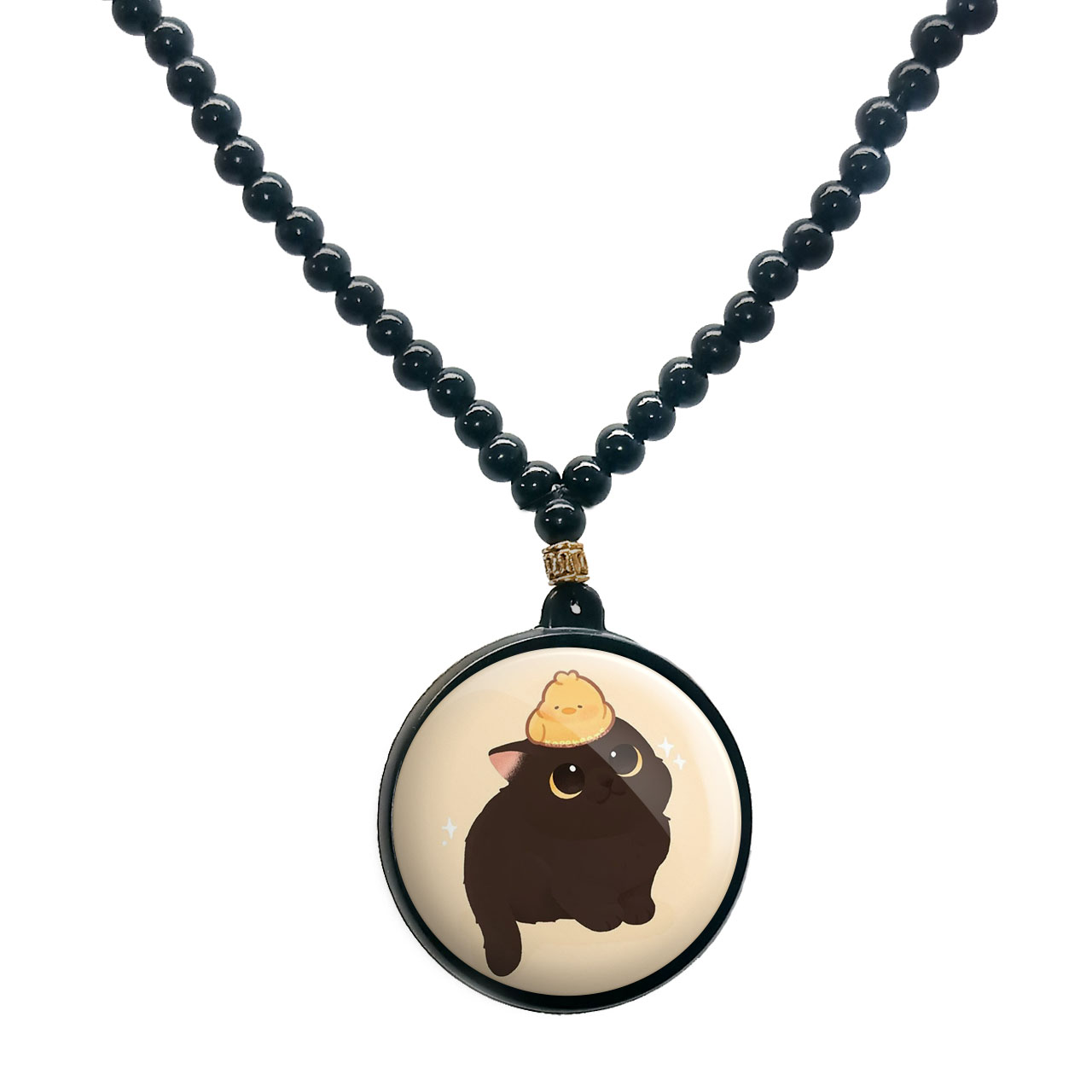 گردنبند پرمانه طرح حیوانات کیوت کد pmd.21550 مدل دو طرفه