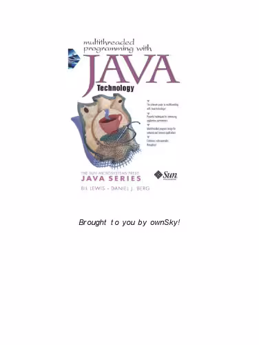 خرید و دانلود نسخه کامل کتاب Multithreaded Programming with JAVA™ Technology