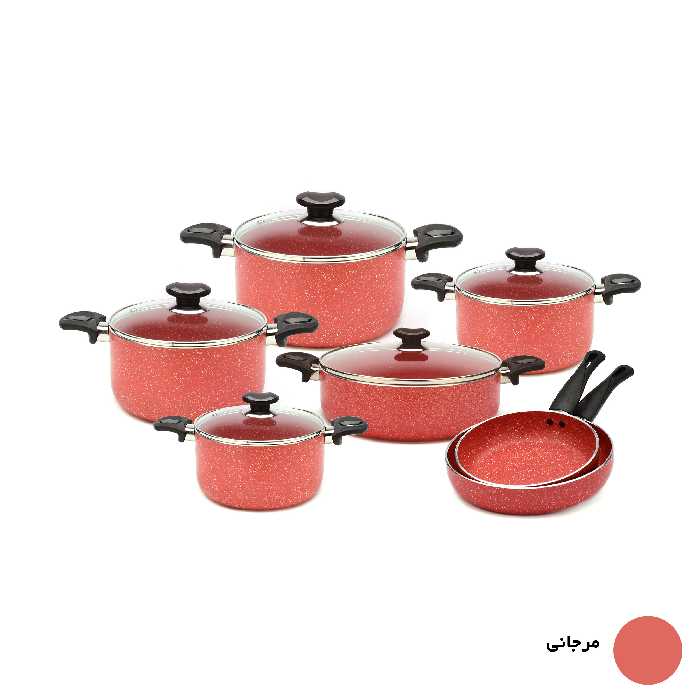 سرویس پخت و پز 12 پارچه زرساب مدل ویولت