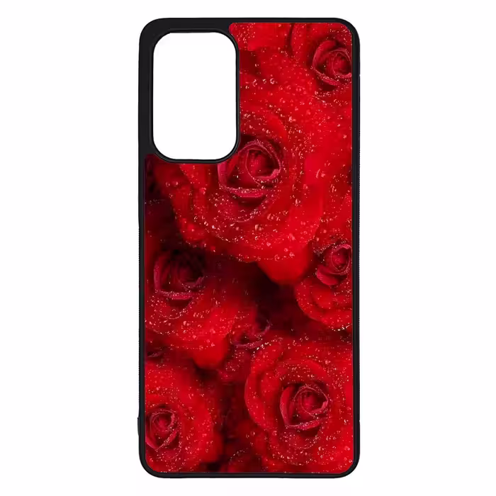کاور طرح گل رز کد G-012 مناسب برای گوشی موبایل سامسونگ Galaxy A73 / A73 5G | دیجی قاب دونی