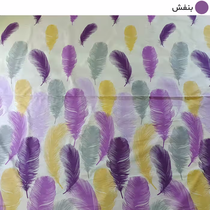 ملحفه تشک مهمان سندس مدل پر کد F919 یکنفره سایز 195x90 سانتی متر