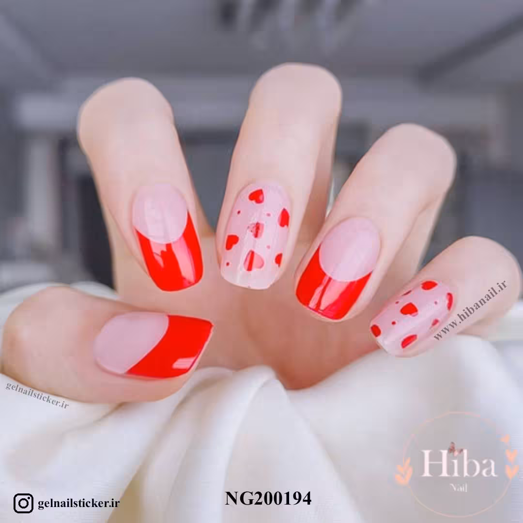 استیکر ژله ای کاشت ناخن (نیل رپ)_کد NG200194