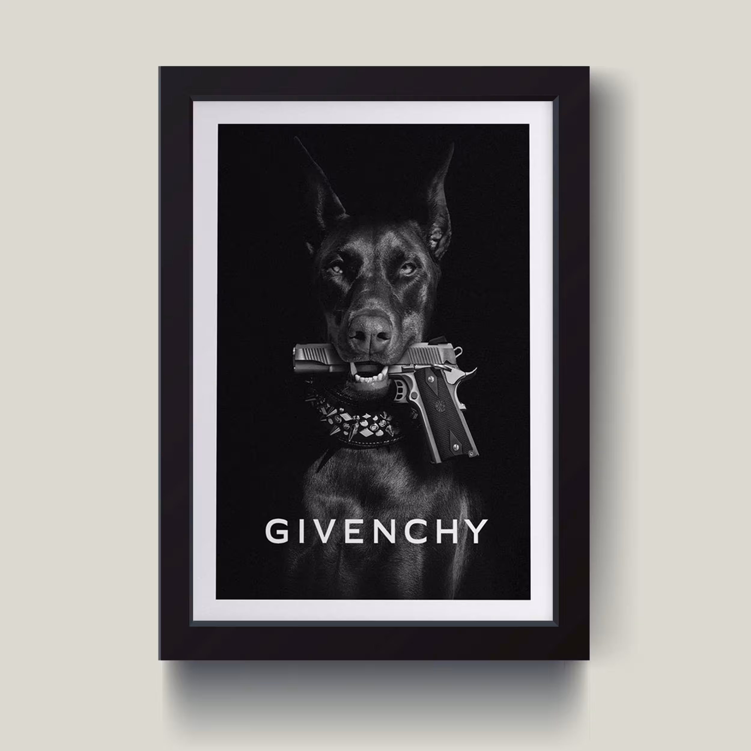تابلو مدل Dobermann GIVENCHY کد S2403-b